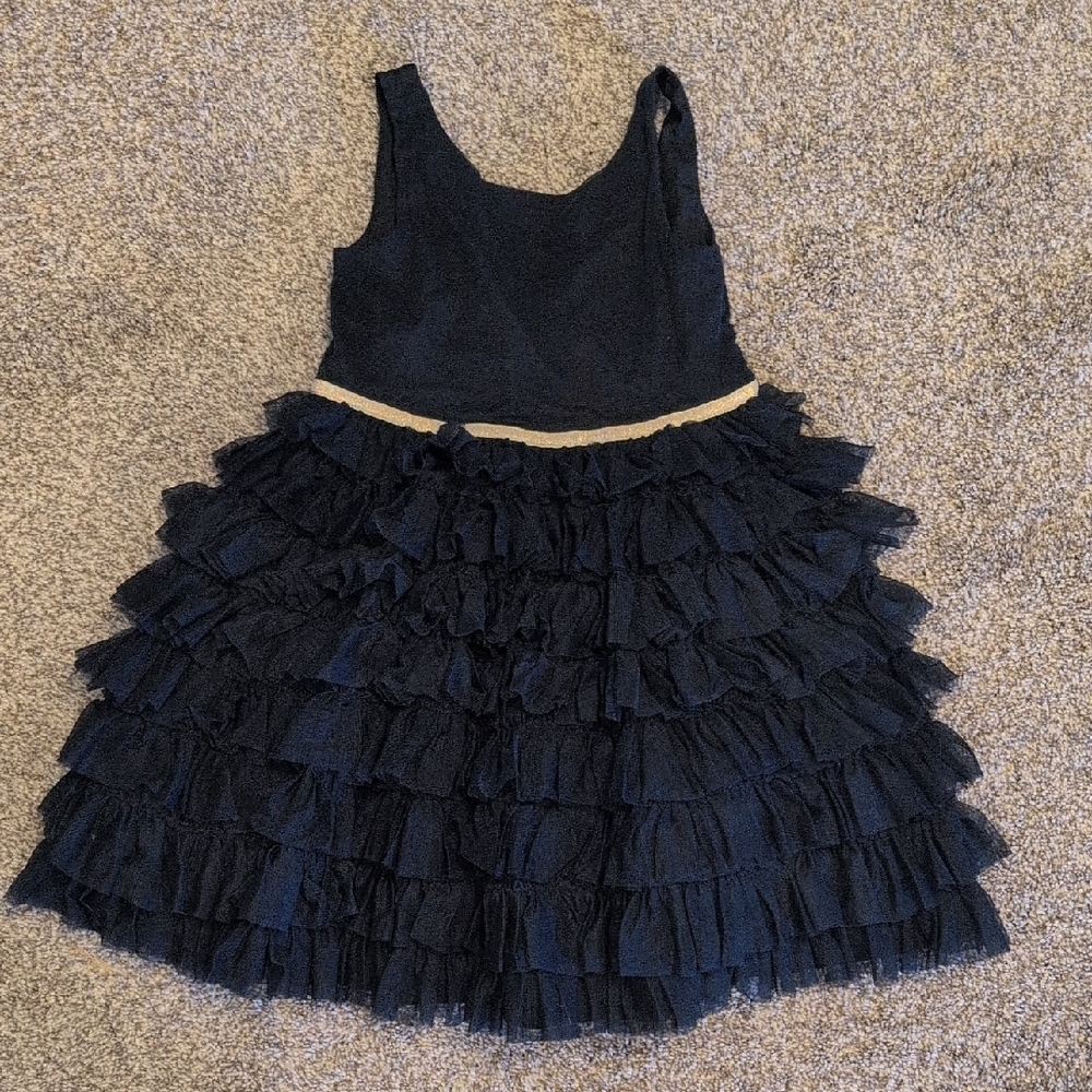 J&J Sz 4 Navy Tulle Party Dress